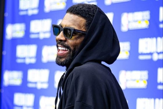 Kyrie Irving wears Ethics shoes, a brand founded by ex-NBA player