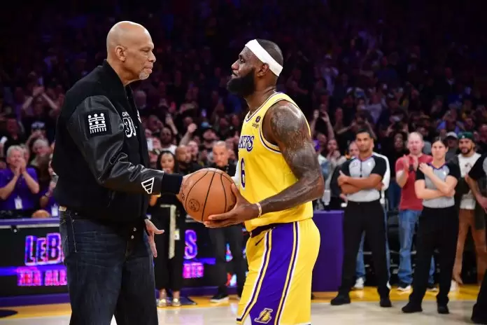 LeBron James Kareem Abdul-Jabbar