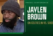 Jaylen Brown says 76ers fans were disrespectful