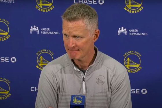 Steve Kerr on replacing Moses Moody with Andrew Wiggins in crunch time vs. Kings