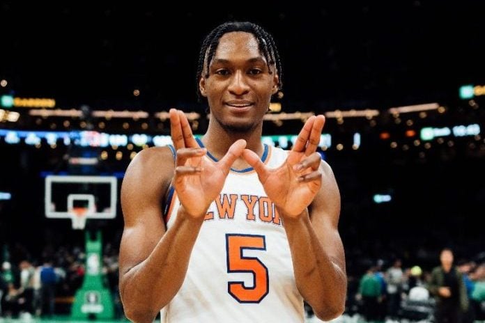 Knicks to check Immanuel Quickley after ankle sprain exit in Game 3 ...