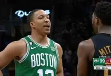 WATCH: Grant Williams tells Donovan Mitchell he’ll make free-throws before missing both