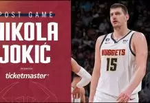 Nikola Jokic reacts to Nuggets’ loss vs. Bulls