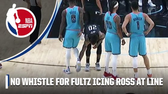 Markelle Fultz tried to untie Terrence Ross’ shoelace (VIDEO)