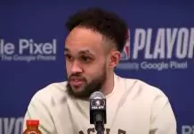 Shaq and Charles Barkley roast Derrick White’s hairline
