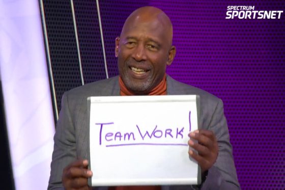 James Worthy reacts to Lakers’ Game 1 win vs. Grizzlies