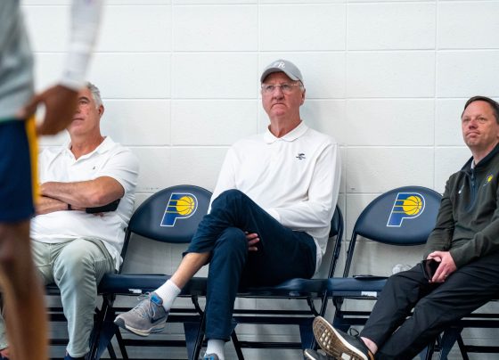 Larry Bird back in Pacers camp as consultant