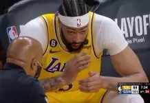 Anthony Davis exits early on a wheelchair with head injury vs Dubs, status for pivotal Game 6 TBD