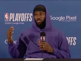 LeBron James reacts to making All-NBA Team