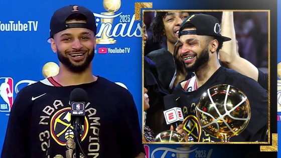 Jamal Murray on tearing up during trophy ceremony: “I couldn’t even hold it in”