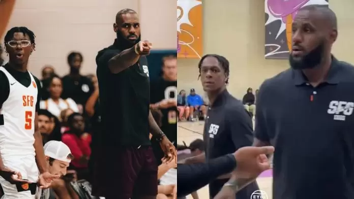 Bryce James, LeBron James, Rajon Rondo