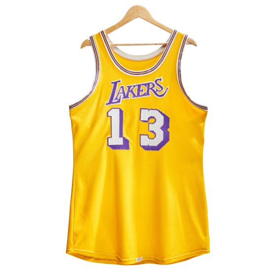 Wilt Chamberlain’s 1971-72 Lakers title jersey eyeing a $4M auction record