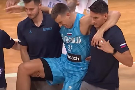 Vlatko Cancar tears ACL after painful fall in Slovenia’s tune-up match vs Greece