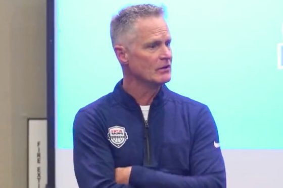 Steve Kerr talks early punch to the mouth by Lithuania