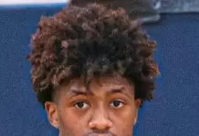 Dominique Wilkins applauds his son Jacob as a basketball player