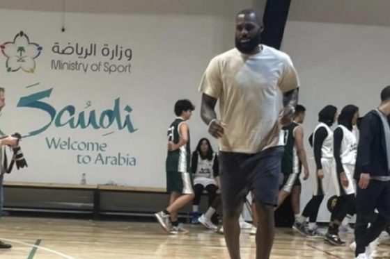 LeBron James visits Saudi Arabia