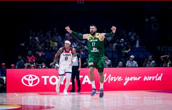 Lithuania delivers first losing blow against USA, withstood frenzy second-half