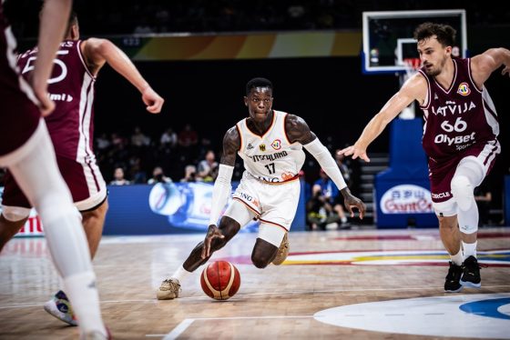 Dennis Schroder hopes to carry the German flag at the Paris Olympics
