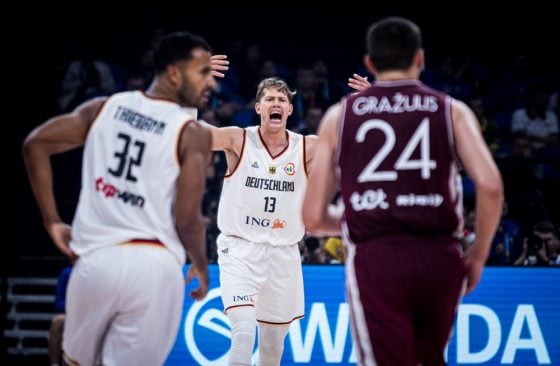 Germany survives thriller finish against Latvia, stamps ticket to WC Semis