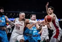Canada enters WC Semifinals as frustrated Luka Doncic gets booted early for Slovenia