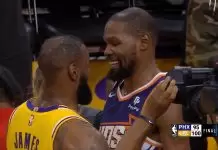 LeBron James on facing Kevin Durant: “We don’t have many matchups left”