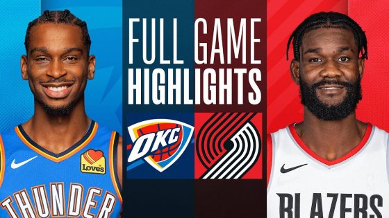 Thunder route Trail Blazers in Gilgeous-Alexander’s 28-point showcase