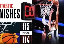 Spurs secure last-second victory, upset Suns