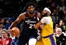 76ers dominate Lakers in historic rout as Joel Embiid and Tyrese Maxey combine for 61 points