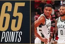 Giannis Antetokounmpo, Damian Lillard combine for 65 points as Bucks beat Heat