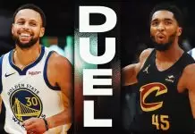 Donovan Mitchell guides Cavaliers to victory over Warriors