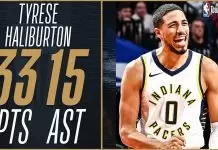 Pacers halt 76ers’ 8-game winning streak with Tyrese Haliburton’s 33-point explosion