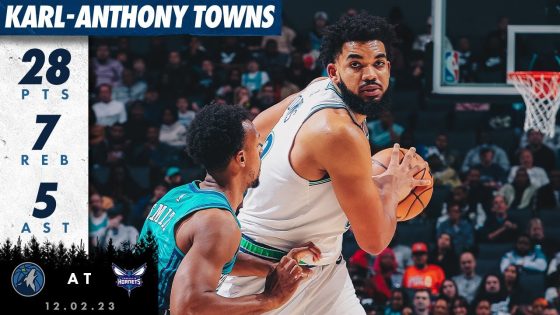 Karl-Anthony Towns and Rudy Gobert lead Timberwolves to win over Hornets