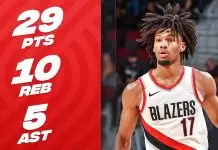 Shaedon Sharpe’s 29 points propel Trail Blazers to upset victory over Cavaliers