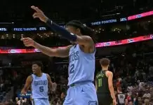 Ja Morant does gun shooting celebration after dagger dunk vs. Pelicans