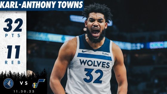 Karl-Anthony Towns guides Timberwolves to victory over Jazz