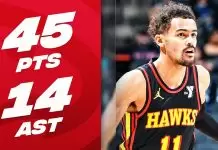 Trae Young drops 45 points as Hawks edge Spurs