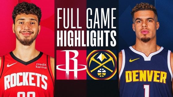 Rockets secure first road win by beating Nuggets