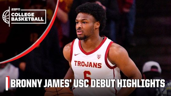Bronny James impresses in USC debut with LeBron courtside