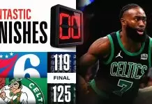 Celtics overcome Jayson Tatum ejection, secure win against shorthanded 76ers
