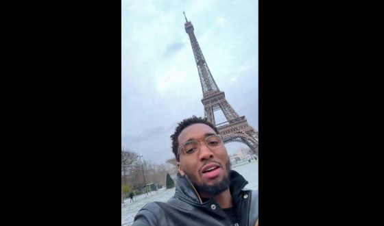 Donovan Mitchell, Cavaliers visit Eiffel Tower ahead of NBA Paris Game
