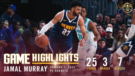 Jamal Murray guides Nuggets to victory over struggling Hornets