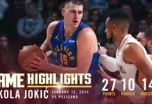 Nikola Jokic guides Nuggets to victory over Pelicans with triple-double brilliance