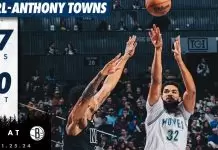 Towns and Edwards propel Timberwolves to tight win over Nets
