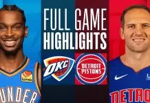 Pistons stun Thunder, ending five-game winning streak