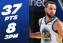 Vintage Steph Curry guides Warriors to victory over 76ers