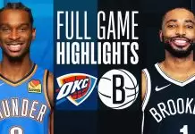 Nets end drought with win over Thunder led by Claxton and Dinwiddie