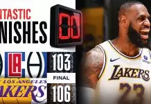 Lakers break losing streak with LeBron’s dominance against Clippers