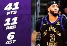 Anthony Davis’ 41-point outburst lifts Lakers in nail-biter against Raptors
