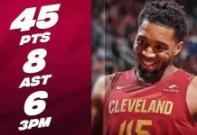 Donovan Mitchell explodes for 45 points, leading Cavaliers to win over Pistons