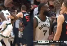 Duncan Robinson, Jaylen Brown address scuffle leading to flagrant foul